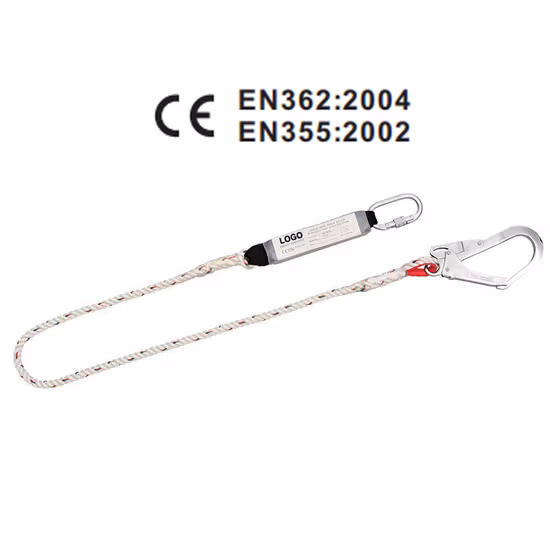 エネルギー吸収ショック付き安全ロープランヤード