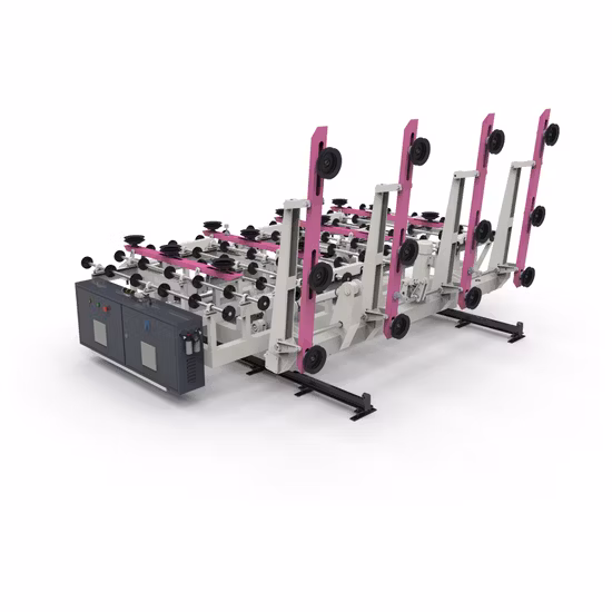 横型CNC自動ガラス切断テーブル/機械/家電/積層/ソーラーガラス切断生産ライン価格工場